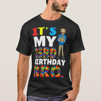 Its My 23rd Birthday Bro Boy Cake Building Blocks  Tシャツ