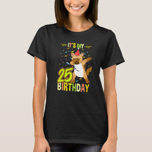 Its My 25誕生日Dabbing Hyena Tシャツ