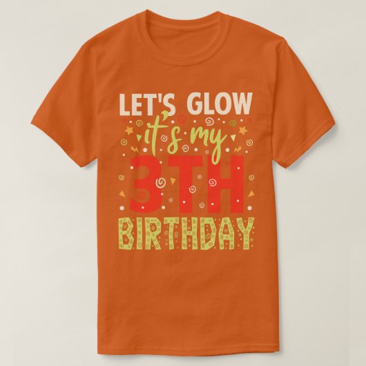 Its My 3誕生日 Tシャツ (デザイン正面)