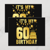 It's My 60th Party 招待状 (正面/裏面)