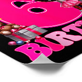 It's My 6th Birthday Black Girl 6 Year Old Melanin ポスター (角)