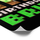 Its My 6th Birthday Bruh Xel Gamer 6 Bday Gaming B ポスター (角)