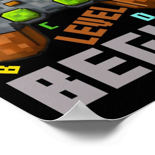 It's My 6th Birthday Pixel Gaming Controller 6 Yea ポスター (角)