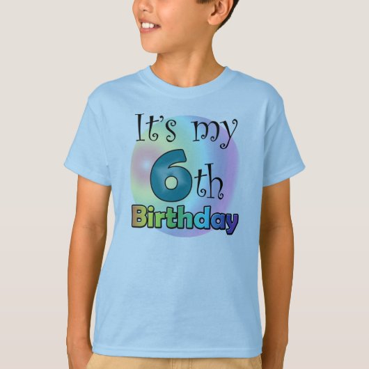 It's my 6th Birthday Tシャツ (正面)