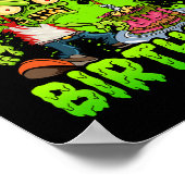 It's My 7th Birthday Zombie Lover 7 Year Old Boys  ポスター (角)