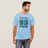 It's my 80th Birthday (Blue) Tシャツ (正面フル)
