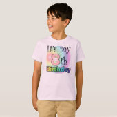 It's my 8th Birthday (Girl) Tシャツ (正面フル)