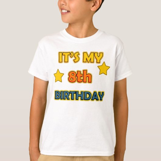 It's my 8th Birthday Tシャツ (正面)