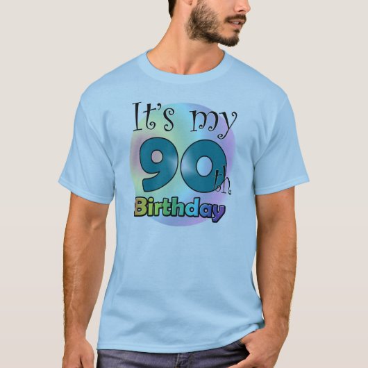 It's my 90th Birthday (Blue) Tシャツ (正面)