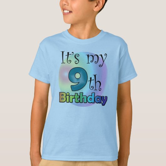 It's my 9th Birthday Tシャツ (正面)
