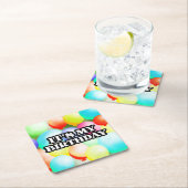 it's my Birthday スクエアペーパーコースター (インサイチュ)