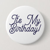 It's My Birthday Button Pin 缶バッジ (正面)