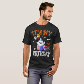 Its My Birthday Ghost Happy Halloween Birthday Par Tシャツ (正面フル)