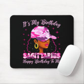 It's My Birthday Sagittarius Black Woman Nk Camo  マウスパッド (マウス)