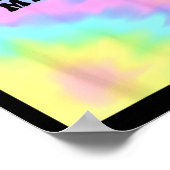 Its My Birthday Sign My Shirt Cute Groovy Birthday ポスター (角)