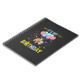 Its My Birthday Sloth T-Shirt ノートブック (左側)