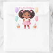 It's My Birthday Square Sticker スクエアシール (バッグ)