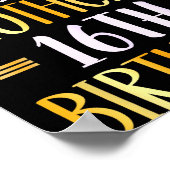 It's My Brother's 16th Birthday Happy 16 Years Old ポスター (角)