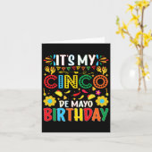 Its My Cinco De Mayo誕生日ハッピーシンコデマヨ カード (黄色い花)