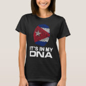 IT'S MY DNA IN Flag National Pride Fingerprint Cub Tシャツ (正面)