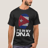 IT'S MY DNA IN Flag National Pride Fingerprint Cub Tシャツ (正面)