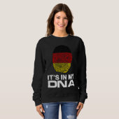 IT'S MY DNA IN flag national pride fingerprint Ger スウェットシャツ (正面フル)