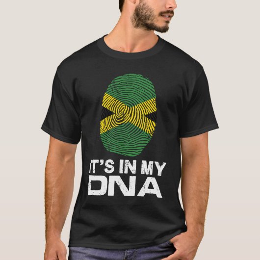 IT'S MY DNA IN flag national pride fingerprint Jam Tシャツ (正面)