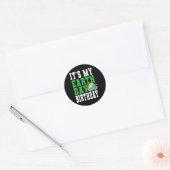 It's My Earth Day誕生日 – 地球気に認識度 ラウンドシール (封筒)