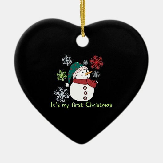 It's my first Christmas セラミックオーナメント (正面)
