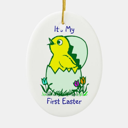 『It's My First Easter -オーナメント セラミックオーナメント (正面)