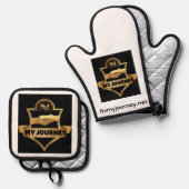 Its My Journey Cooking Mitt Set 鍋つかみ&鍋敷きセット (正面/裏面)