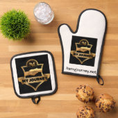 Its My Journey Cooking Mitt Set 鍋つかみ&鍋敷きセット (トップダウン)