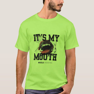 "It's My Mouth" 大胆な主張のグラフィックTシャツ Tシャツ