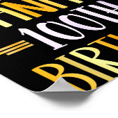 It's My Nana's 100th Birthday Happy 100 Years Old  ポスター (角)