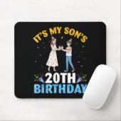 It's My Son's 20th Birthday Happy 20 Years Old Boy マウスパッド (マウス)