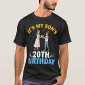 It's My Son's 20th Birthday Happy 20 Years Old Boy Tシャツ (正面)