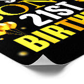 It's My Son's 21st Birthday Happy Birthday 21 Year ポスター (角)