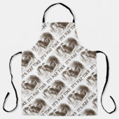 It's Nap Time Sleeping Snoring Red King Wonderland エプロン (正面)