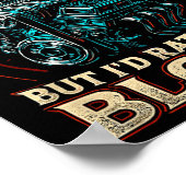 It's Nice To Be Stroked Funny Racing Mens Drag Rac ポスター (角)