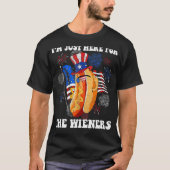 It's Not 4th of July Until My Wiener Comes Out Fun Tシャツ (正面)