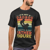 It's Not A Dad Bod It's A Father Figure Mens Vint Tシャツ (正面)