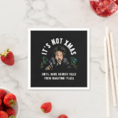 It's not Christmas until Hans Gruber falls スタンダードカクテルナプキン (インサイチュ)