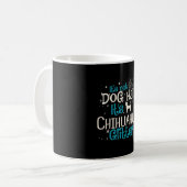 Its Not Dogヘアitsチワワグリッター コーヒーマグカップ (正面左)