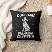 Its Not Dog Hair Its Dalmatian Glitter クッション (ブランケット)