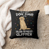 Its Not Dog Hair Its Golden Retriever Glitter クッション (ブランケット)