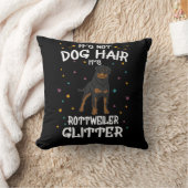 Its Not Dog Hair Its Rottweiler Glitter クッション (ブランケット)