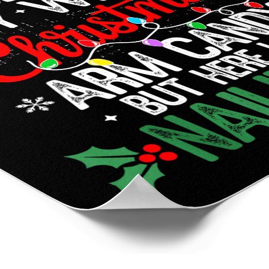 Its Not Easy Being My Wife's Arm Candy Christmas H ポスター (角)