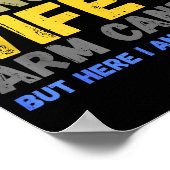 Its Not Easy Being My Wifes Arm Candy Retro Funny  ポスター (角)