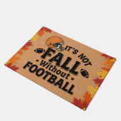 It's Not Fall Without Football, Fall Porch Decor,  ドアマット (アングル)