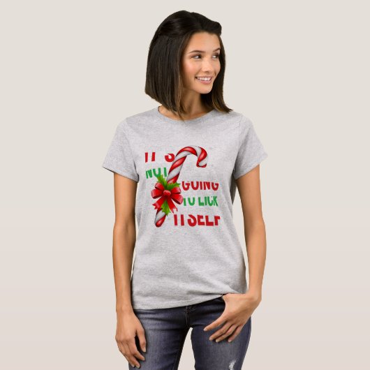 It's Not Going To Lick Itself Christmas Pajamas Tシャツ (正面フル)